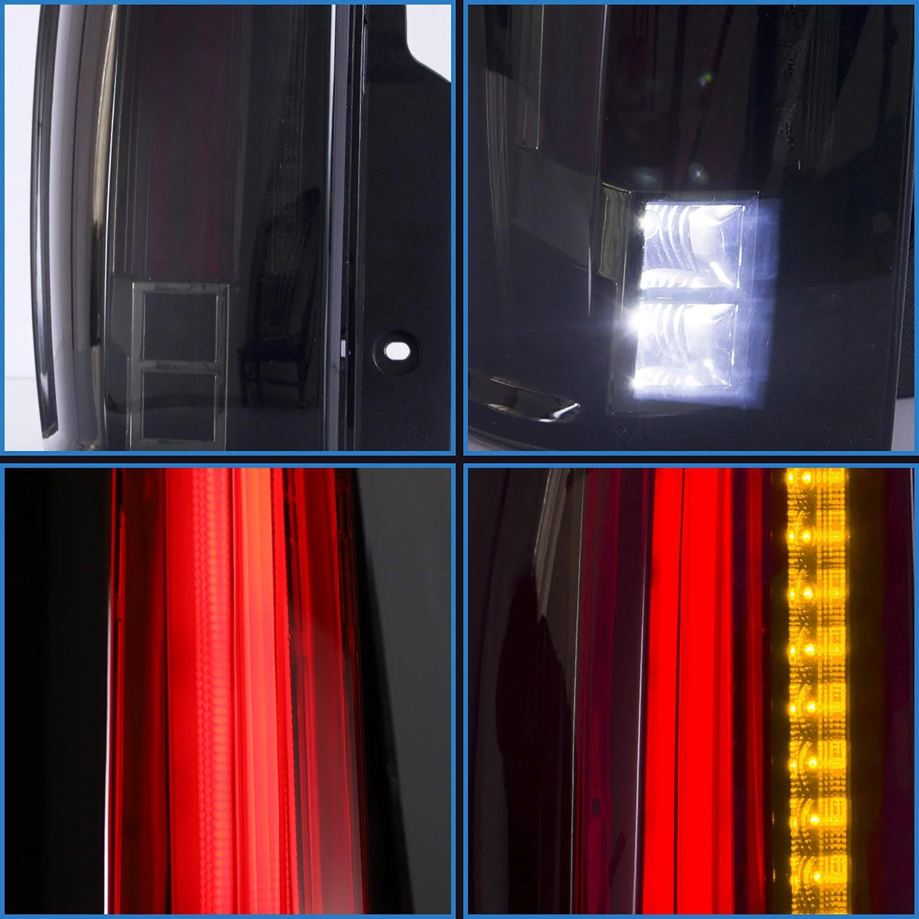 VLAND Tail Lights For GMC Yukon SUV 3rd Generation 2015-2020 [For 6 PINS Plug] - Image 7