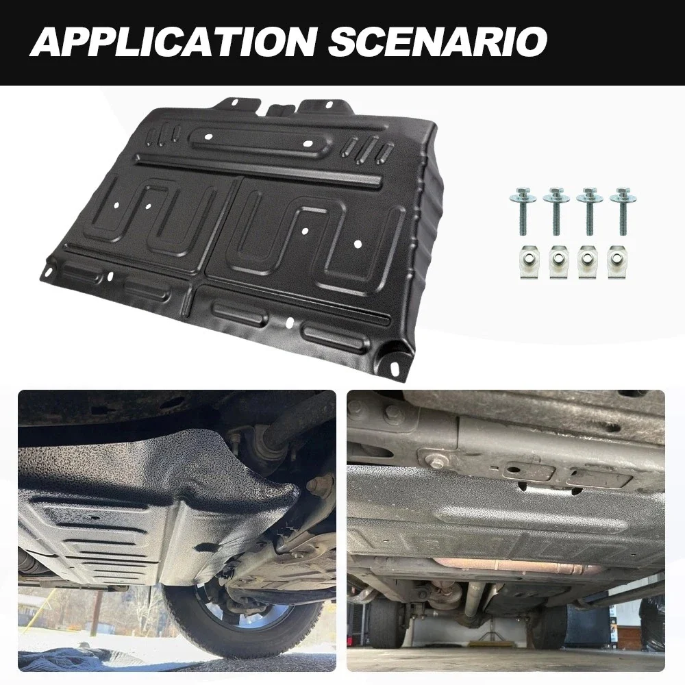 VLAND Upgrade ML3Z-7222-D Manganese Steel Splash Panel Shield For Ford F-150 2015-2024 - Image 7